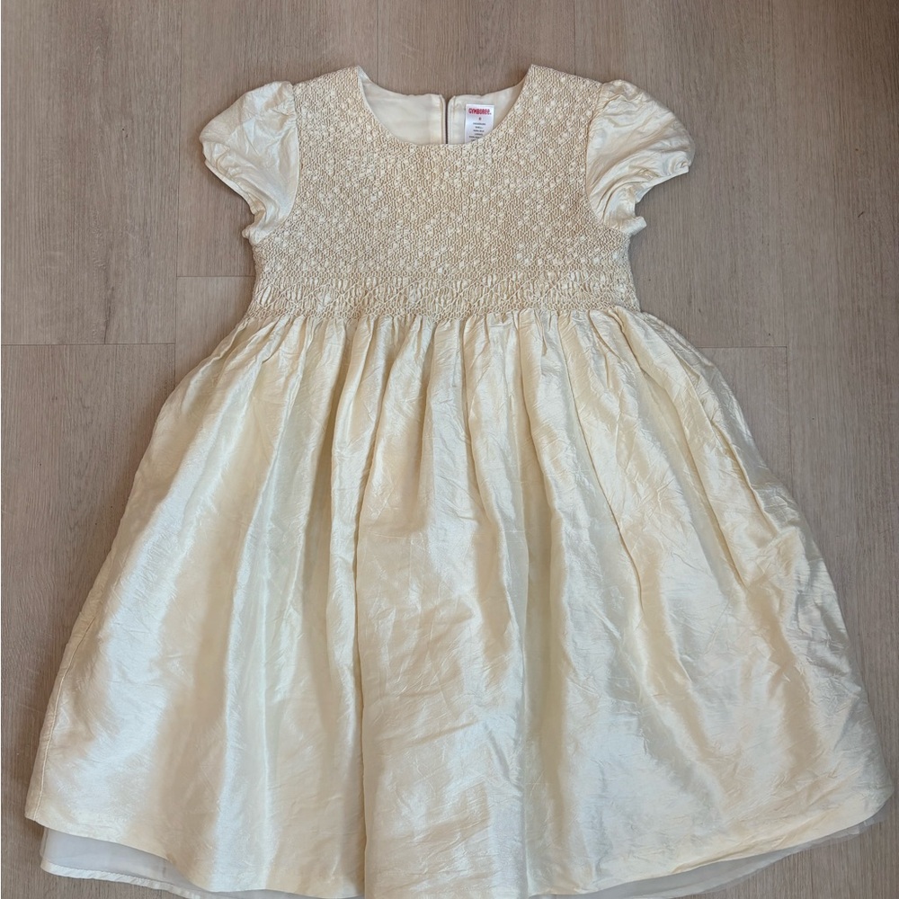Gymboree Cream Formal Kids Dress